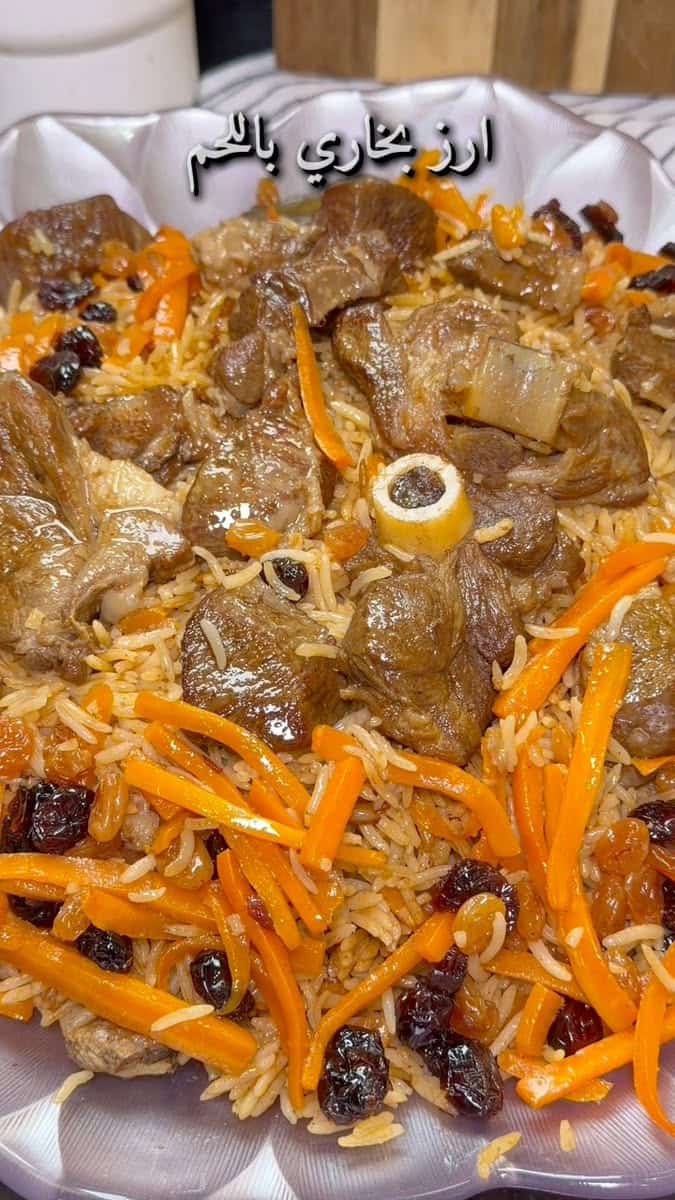 أرز بخاري باللحم